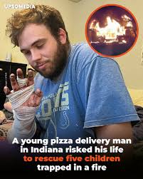 At dawn, in July 2022, Nicholas Bostic, a pizza delivery man, made a  decision that would change his life: he stopped his car and walked into a  burning house. Inside, he rescued