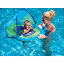 Swimways Baby Spring Float Sun Canopy Float For Swimming Pools Walmart Com Pool Toys Spring Baby Learn To Swim