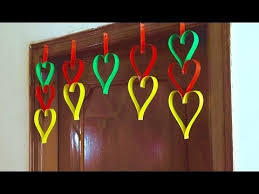 Paper Heart Door Decor Diy Hanging Decoration For Valentine Day Gift And Decor Ideas Toran Yout Door Hanging Decorations Hanging Decorations Diy Diy Door