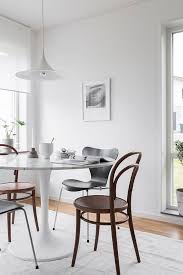 A wide range of dining room furniture sets: A Cocoon Like Swedish Home In Dark Grey Dining Room Small Interior Dining Room Design