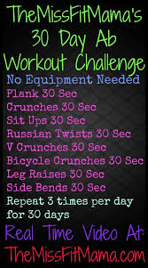 30 Day An Challenge Will Do This As Soon As I Am Cleared By My Dr To Do An Workout By Debbie Wilson Ab Workout Challenge Workout Challenge 30 Day Ab Workout