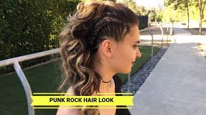 If you are punk rock at heart you could still. The Ultimate Punk Rock Hairstyle Braided Faux Hawk Youtube