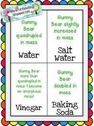 Gummy Bear Science Experiment Worksheet Science Fair Projects Kids Science Fair Projects Science Fair