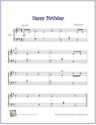 Free printable sheet music for happy birthday for beginner/level 1 piano solo. Happy Birthday Free Beginner And Easy Piano Sheet Music The Piano Student