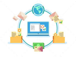 Electronic Document Management Document Management System Database Design Computer Vector