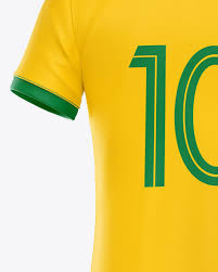 Download Football Kit Mockup Back View In Apparel Mockups On Yellow Images Object Mockups