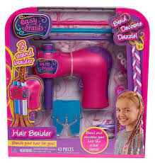 Easy Braids 3 Strand Hair Braider Stylist Set Decorate Pretend Play Pink Age 5 Justplay Braided Braided Hairstyles Easy Hair Braider Braided Hairstyles