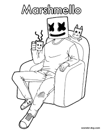 200 images from the first and second season. Marshmello Fortnite Coloring Pages Print For Free Wonder Day