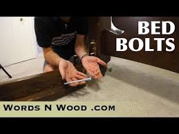 Knowing how to take apart a bed frame is vital in any house move. How To Install Bed Bolts On A Bed Wnw 144 Youtube
