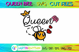 Download Queen Bee Shirt Design Svg Cut File Graphic By Artinrhythm Creative Fabrica SVG Cut Files