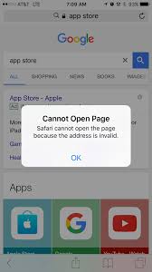 Safari Cannot Open The Page Because The A Apple Community