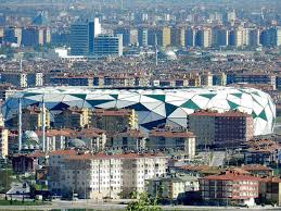 Konuşmaların ardından yeni konya stadyumu'nun üç boyutlu animasyonu ilgiyle. Konya Buyuksehir Belediye Stadyumu Stadyumlar Net