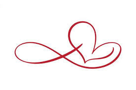 Heart Love Logo With Infinity Sign Design Flourish Element For Valentine Card Vector Illustration Romantic Symbol W Love Logo Infinity Sign Valentines Cards