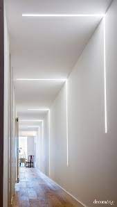 Pasillo Iluminado En Una Casa Reformada Lighting Design Interior Led Hallway Lighting Home Lighting Design
