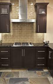 Brown subway tile kitchen designs backsplashes kitchen. Champagne Glass Subway Tile Glass Subway Tile Backsplash Glass Tiles Kitchen Dark Brown Kitchen Cabinets