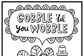 The crafts pages show kids how to make paper cup pilgrims and turkeys, handprint turkeys, a harvest basket, a salt dough apple wreath, and a thanksgiving tree. An Adult Coloring Page For Thanksgiving Kitchn