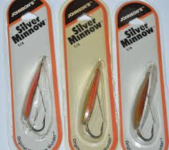 Spinnerbait Fishing Lure Johnson Silver Minnow Spin 1/4 Perch 70129 for  sale online