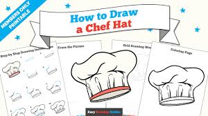 These lines form the sides of the hat. How To Draw A Chef Hat Really Easy Drawing Tutorial
