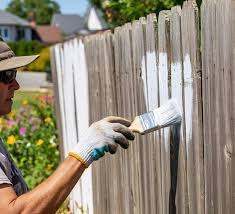 Durable fence finish after two years of weather exposure still like new