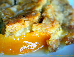 Sprinkle the cake mix over the top of the fruit. Peach Dump Cake