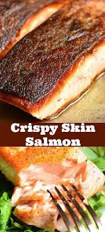Crispy Skin Salmon Simple And Exquisite Salmon That Takes Purely 10 Minutes To Cook Dinner And Can Move Perfectly With Any Part Dish Course Main Salmon Oven