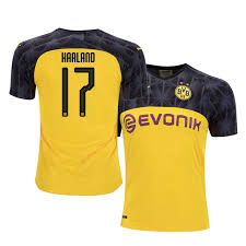 Borussia Dortmund 2019 20 Erling Haaland Ucl Bvb Jersey Soccer Shirts Dortmund Soccer Jersey