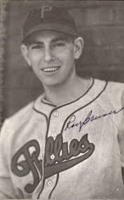 Ray Bruner Phillies d. 1986 Signed 3x5 Repo Postcard 177989