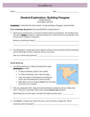 Building dna (answer key) building pangaea gizmo. Building Pangaea Gizmo Student Sheet 2014 Name Date Student Exploration Building Pangaea Supporting Text Book Pages 216 223 Vocabulary Continental Course Hero