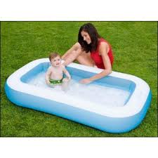 Intex 57403np Pataugeoire Rectangulaire 1 Boudin Pour Petits Enfants Jeu Piscine Gonflable Achat Prix Fnac