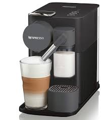 Nespresso Black Lattissima One Original Espresso Machine With Milk Frother By Delonghi De Brewerz Com