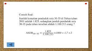 Bsti meu ♦ april 1, 2014 ♦ tinggalkan komentar. Contoh Soal Dan Penyelesaian Angka Kelahiran Kasar