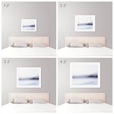 Modern king size bed ideas. Ideal Art Size Above King Bed Modern Coastal Bedroom Decor Tips