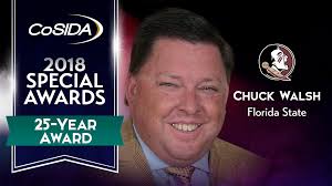 Special Awards Salute: Chuck Walsh (Florida State University), 25-Year  Award