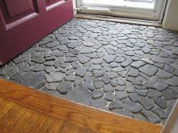 How To Install Slate Flooring Stone Flooring Diy Stone Floor Entryway Flooring