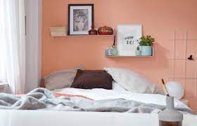 Wenn sie einen farbenladen überwachen, dürftig sie alle werkzeuge sowie wertvolle ideen für dekorative. Wandfarbe Apricot Der Frische Trend Bei Der Wandgestaltung In 40 Beispielen