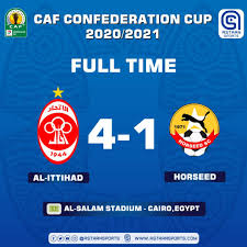 Caf confederations cup 2020/2021 ), sport pages (e.g. Al Ittihad Wins 4 1 Against Somalia S Horseed At Caf Confederation Cup