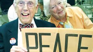 Many turn out to celebrate the day WWII ended