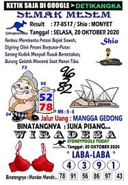Prediksi Syair Sd Selasa 20 Oktober 2020 Syair Togel Sgp Hk Sdy 99 9 Jitu Detikangka Facebook