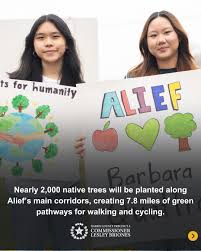 Commissioner Lesley Briones led the charge to plant 2,000 native trees,  creating 7.8 miles of green pathways in Alief! With only 11% tree  canopy—far below Houston's 33% average—Alief faces extreme heat, with
