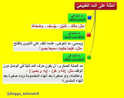 ويسمى هذا المد مدا طبيعيا أو مدا أصليا مقدار المد الطبيعي حركتان دائما لا يجوز ان ننقصه عن حركتين أو أن نزيده عنها والمد الطبيعي على ثلاثة أنواع Maine