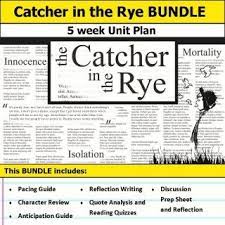 Catcher In The Rye Unit Anticipation Guide Reading Catcher In The Rye Reading Quizzes