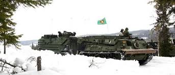 Norwegian Leopard 1 Dachs Arv Hooks Up To A Usmc Aav 7 17 February 2016 Military Vehicles Usmc Military