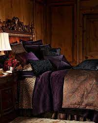 Black Gold And Purple Bedroom Gold Bedroom Luxury Bedding Bedroom Design