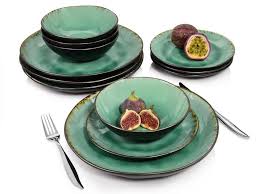From subtle coloured dinner plates to embossed side plates and kids plates, find your likes. Sanger Kombiservice Palm Beach 12 Tlg Steingut Online Kaufen Otto Essgeschirr Tafelservice Grunes Geschirr