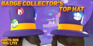 Belownatural On Twitter Gotta Collect Those Badges Presenting The Badge Collector S Top Hat Now You Can Fully Cosplay As Your Favorite Kid With A Hat Once I Get Ugc Access
