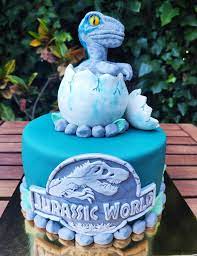 Tarta Blue Jurassic World Tortas Tartas Dulces