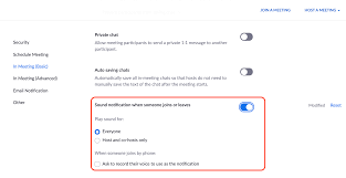 Once you are editing the meeting you will see an option titled scheduled for and the drop down to the right will list myself. Does Zoom Notify Attendees That Another Person Has Joined The Meeting Or Conference Information Technology Services