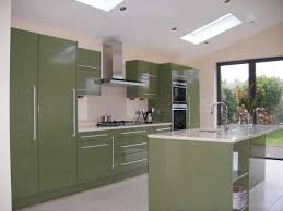 green high gloss kitchen, dublin