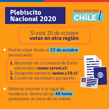 Se han encontrado 2 resultados. Min Interior Chile On Twitter Atencion Si Debes Viajar Para Votar Ten A Mano Tu Consulta De Datos Servel Tu Cedula De Identidad Y Tu Pasaporte Sanitario Que Puedes Obtener En