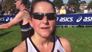 Ealing Eagles Hannah Copeland after the Ealing half marathon